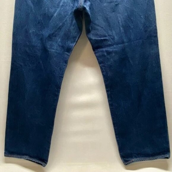 Vintage Levi’s 501XX Jeans Men's 36x30 Blue Straight Reg Dark Button Fly Denim - Picture 5 of 16